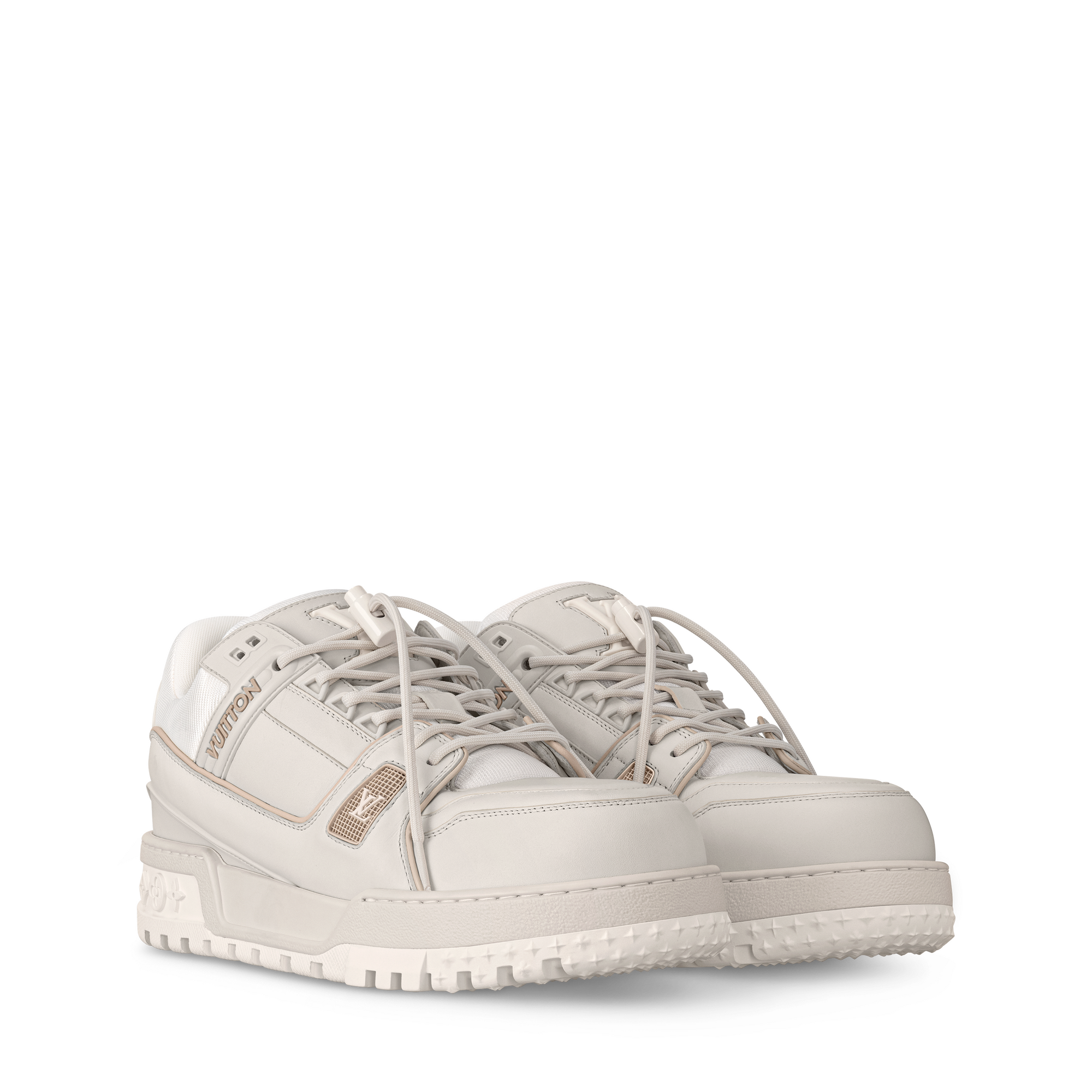 希少品♪【LOUIS VUITTON】LV トレーナー maxi sneakers white LOUIS VUITTON LV Trainer Maxi Sneakers 'White' 1AB8RK